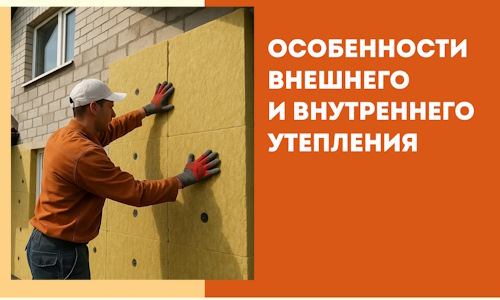 Какие особенности внешнего и внутреннего утепления в Полевском