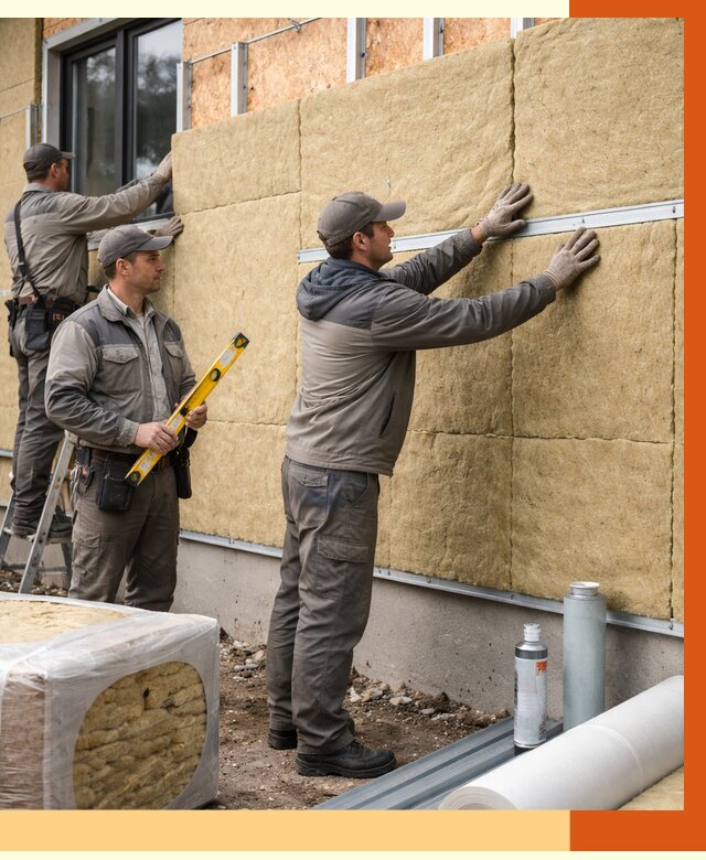 Утепление дома из SIP панелей в Полевском от 6364 руб./м² под ключ | ТепломастерПлв