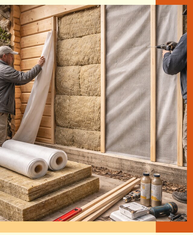 Утепление дома из минибруса в Полевском от 4619 руб/м2 — заказать профессионально | ТепломастерПлв