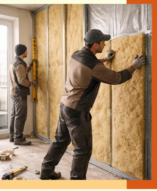 Утепление квартиры изнутри в Полевском от 4465 руб. за м2 | Проф. работы ТепломастерПлв