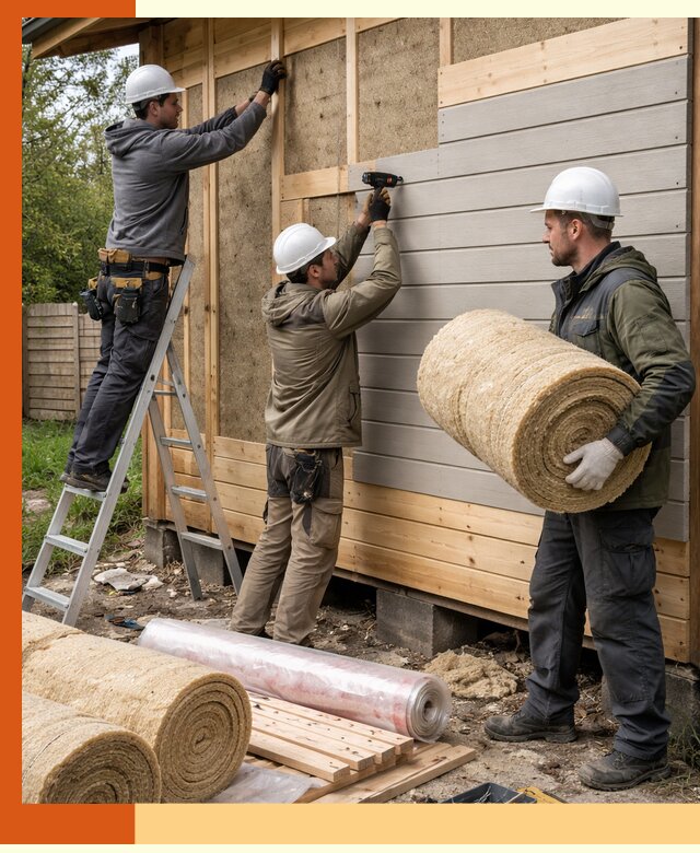 Утепление бани снаружи в Полевском профессионально и надежно
