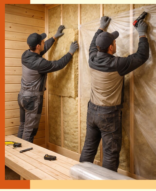 Профессиональное утепление сауны в Полевском с гарантиями качества