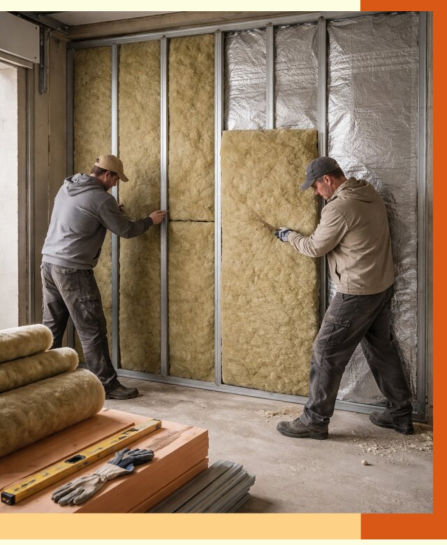 Утепление гаража изнутри в Полевском от 7699 руб/м2 — работы и цена | ТепломастерПлв