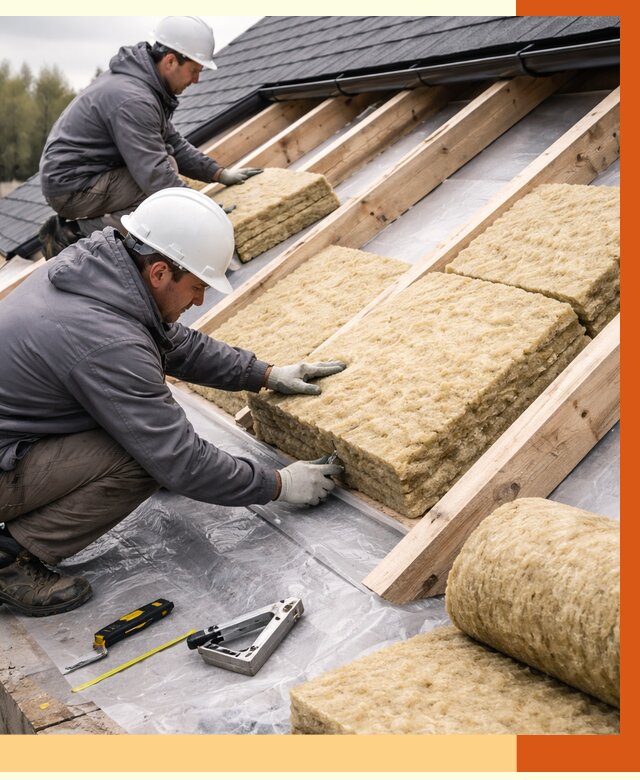 Утепление крыши в Полевском от 1899 руб./м2 — комплексное утепление кровли | ТепломастерПлв