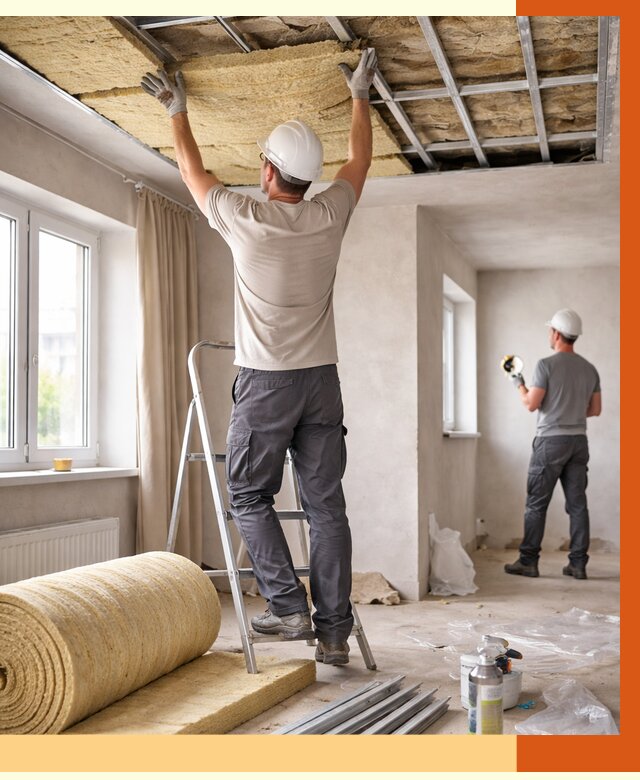 Утепление потолка в частном доме в Полевском от 975 руб./м² — работы под ключ | ТепломастерПлв