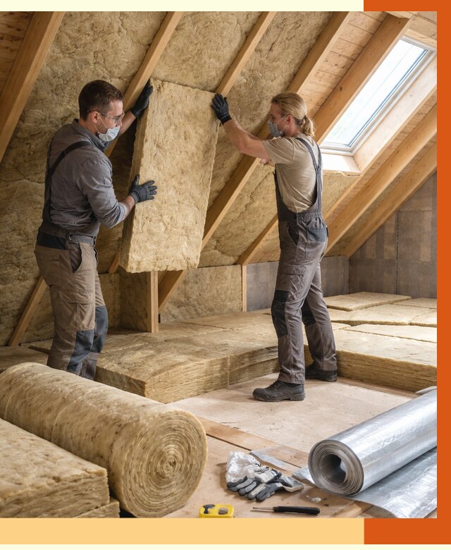 Утепление мансарды минватой в Полевском от 4311 руб./м2 — монтаж и пароизоляция | ТепломастерПлв