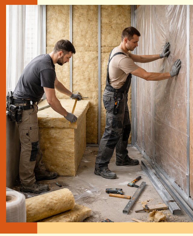 Профессиональное утепление лоджии в Полевском эффективно и надежно