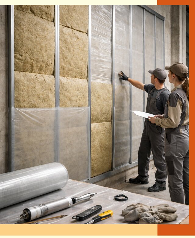 Утепление склада химсырья в Полевском от 4619 руб. под ключ | ТепломастерПлв