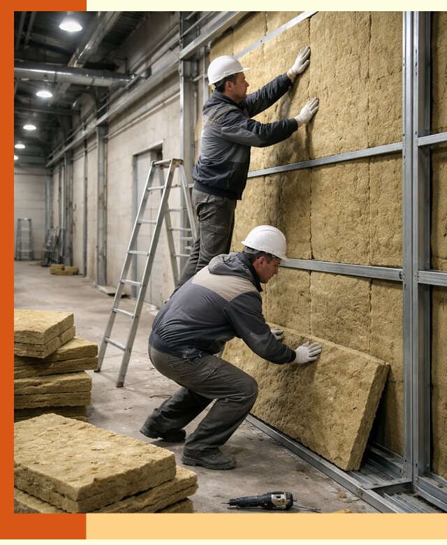 Утепление цеха под ключ в Полевском с гарантией качества