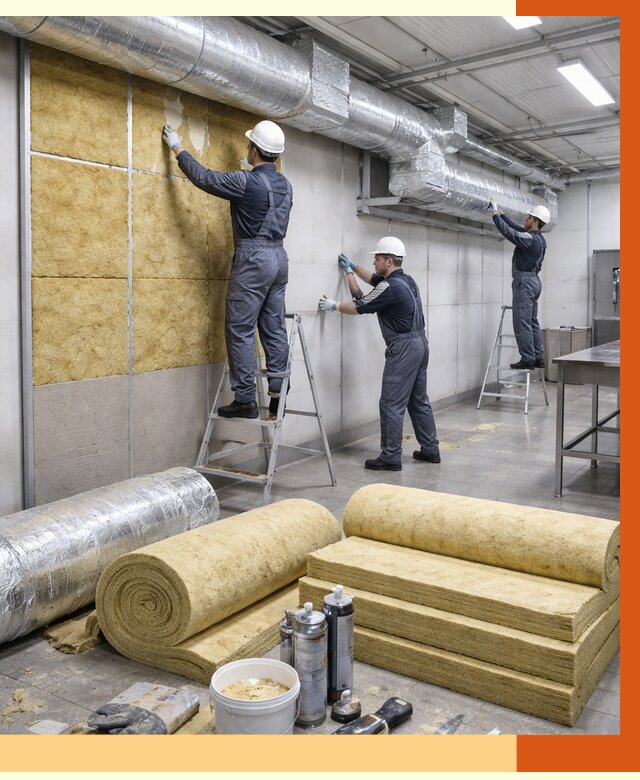 Утепление пищевого цеха в Полевском от 12831 руб./м² — комплексно под ключ | ТепломастерПлв