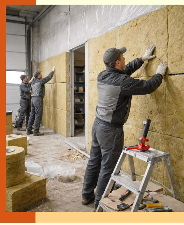 Утепление автосервиса и мастерских в Полевском качественно и надёжно