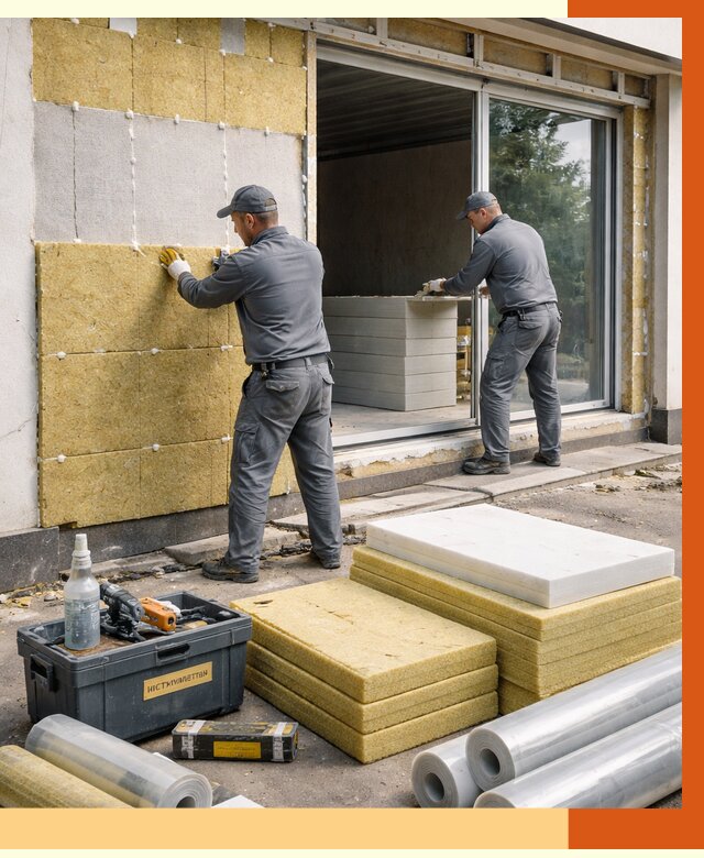 Утепление торгового павильона в Полевском от 14884 руб./м² под ключ | ТепломастерПлв