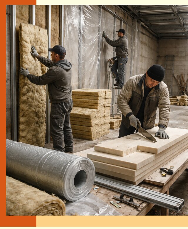 Утепление торгового склада в Полевском с энергоэффективными решениями