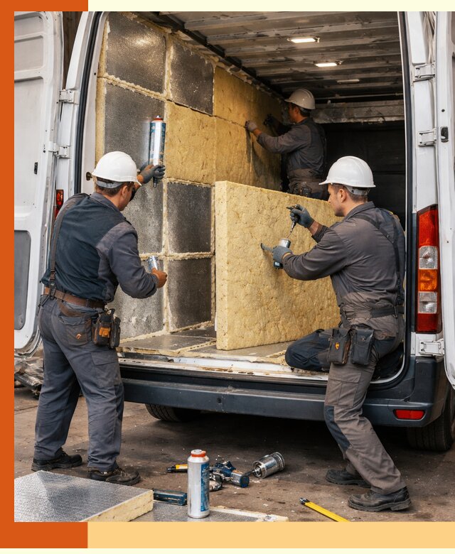 Утепление фургона-рефрижератора в Полевском для сохранения температуры