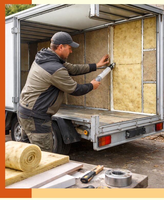 Профессиональное утепление прицепа в Полевском для любых условий