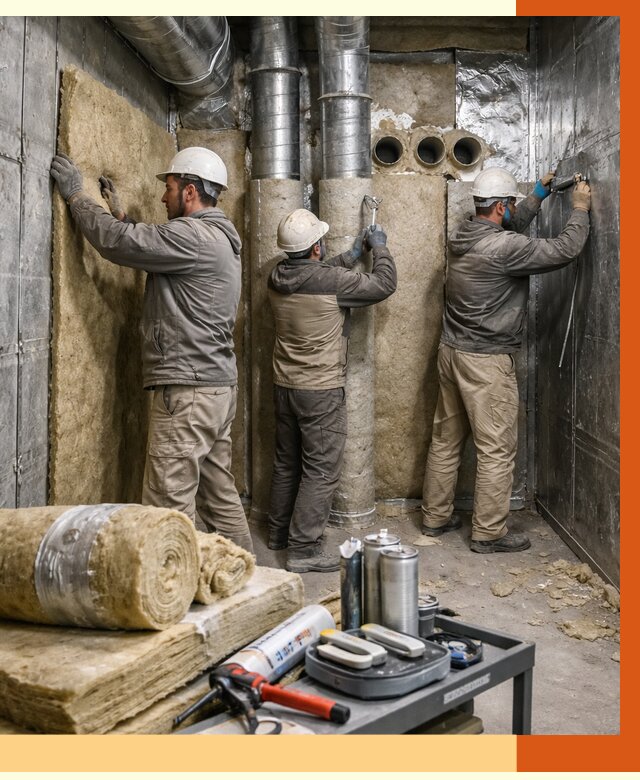 Утепление венткамеры в Полевском под ключ от 1488 руб. — профессионально | ТепломастерПлв