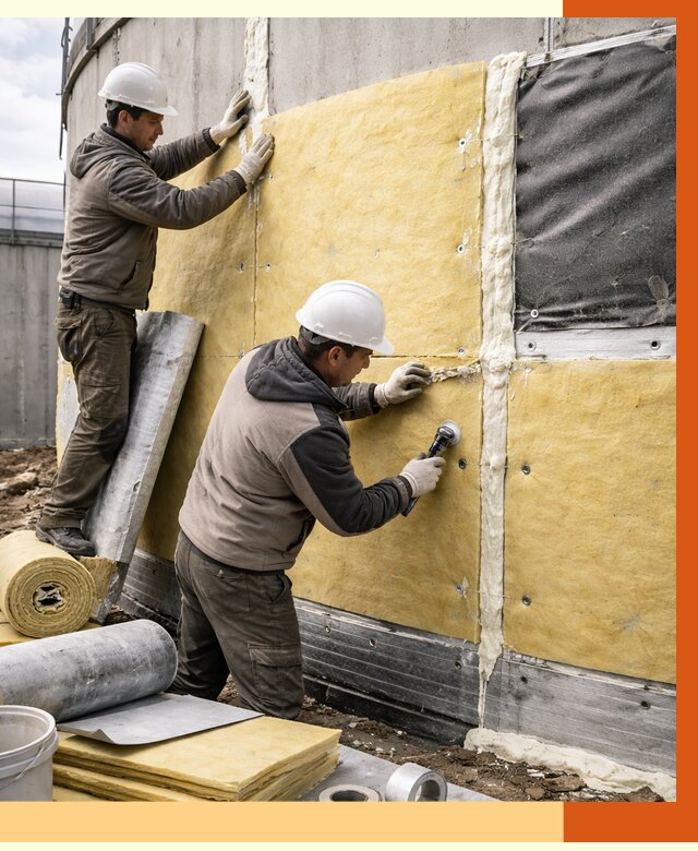 Утепление резервуара в Полевском от 28229 руб/м2 — монтаж ППУ и комплекс под ключ | ТепломастерПлв