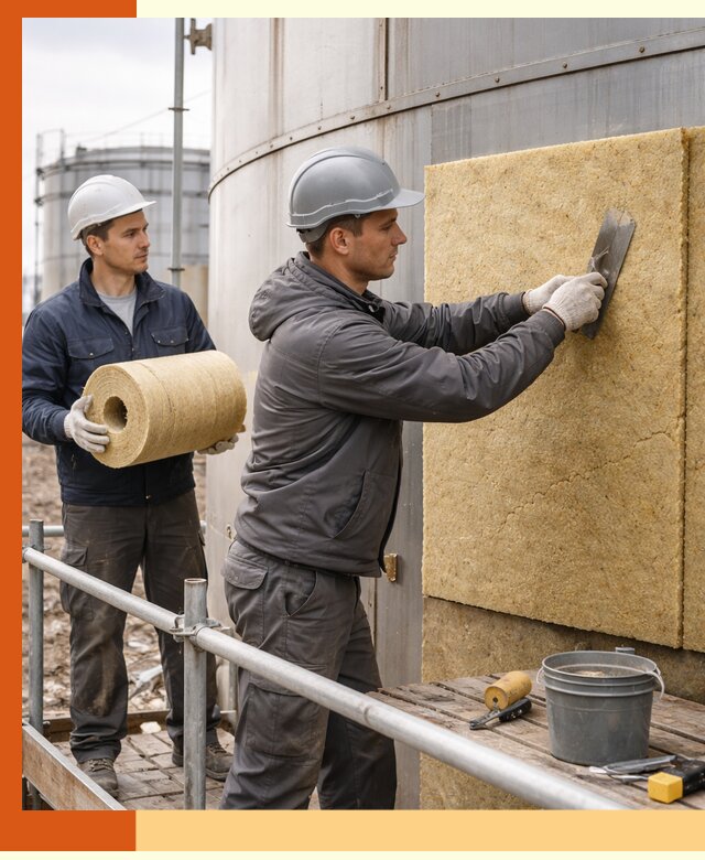 Профессиональное утепление резервуара и теплоизоляция в Полевском