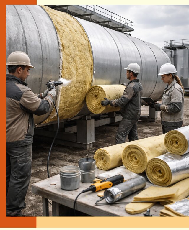 Утепление цистерны в Полевском — утеплители и монтаж под ключ