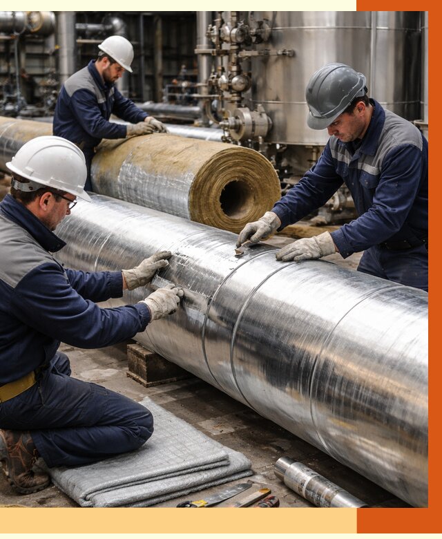 Утепление технологического оборудования в Полевском от 4311 руб. за м2 | ТепломастерПлв