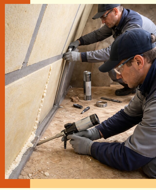 Герметизация стыков ППУ в Полевском — надежное уплотнение швов