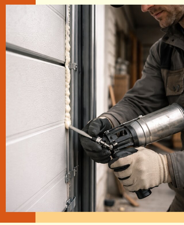 Заполнение пустот ворот в Полевском профессионально и герметично