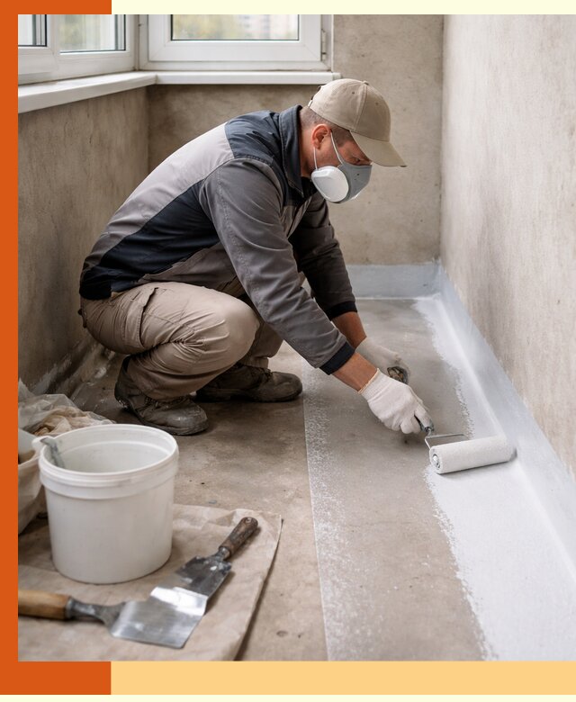 Утепление балкона жидкой теплоизоляцией в Полевском