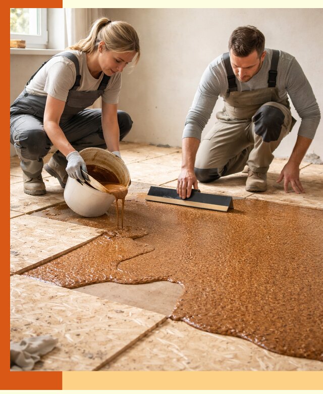 Утепление пола жидкой пробкой в Полевском для квартир и домов