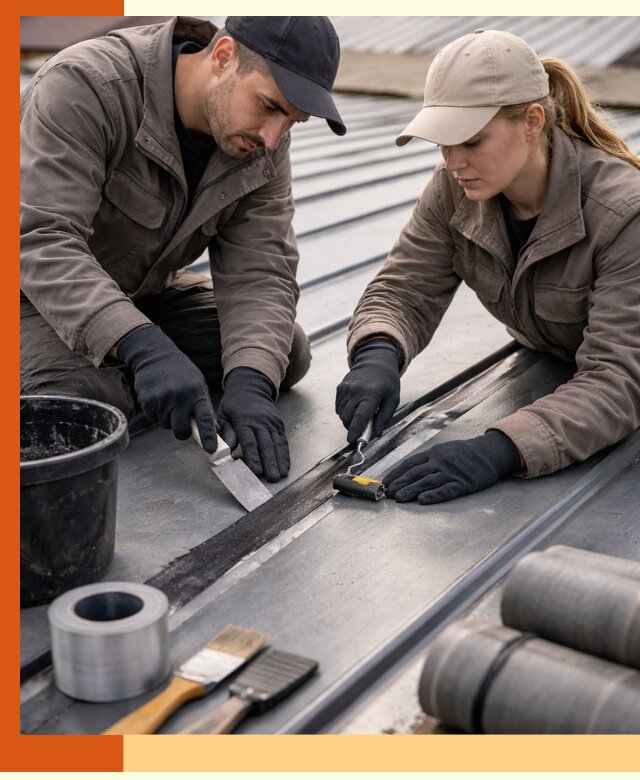 Гидроизоляция фальцевой кровли в Полевском качественно и надежно
