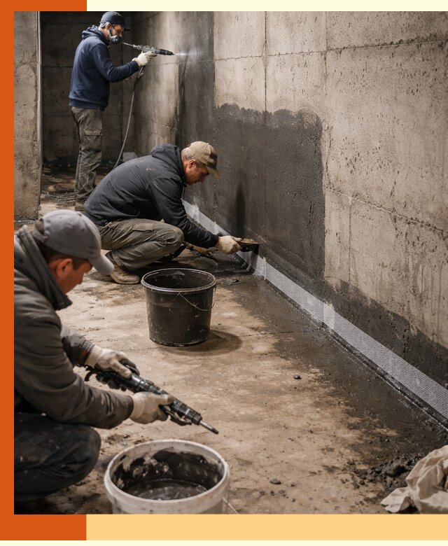 Гидроизоляция подвала в Полевском — комплексная защита от влаги