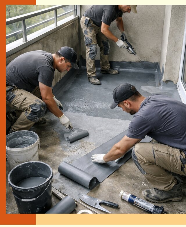 Гидроизоляция балкона в Полевском: надежная защита от протечек