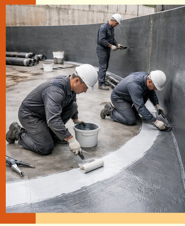 Гидроизоляция резервуара для топлива в Полевском