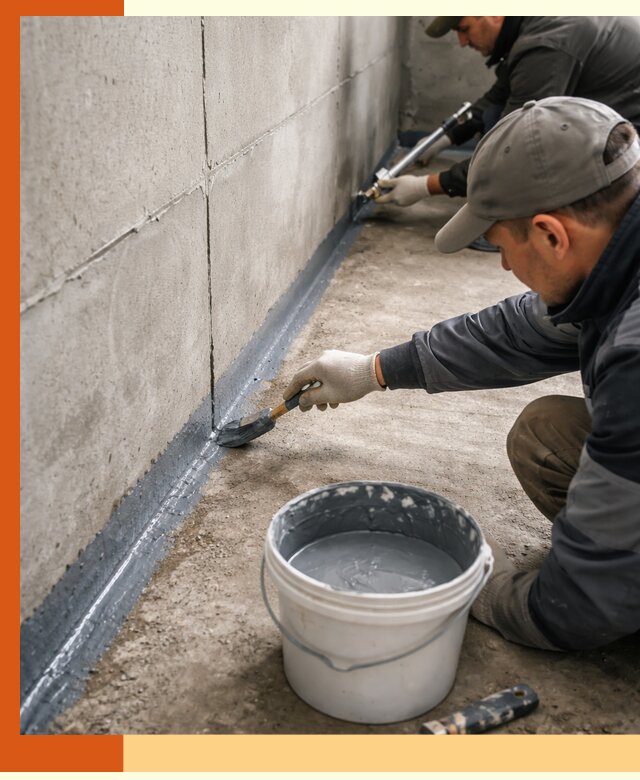 Гидроизоляция швов зданий и конструкций в Полевском