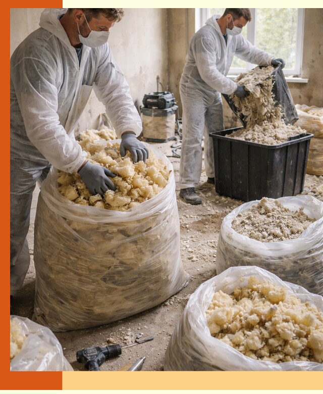 Утилизация старого утеплителя в Полевском быстро и безопасно